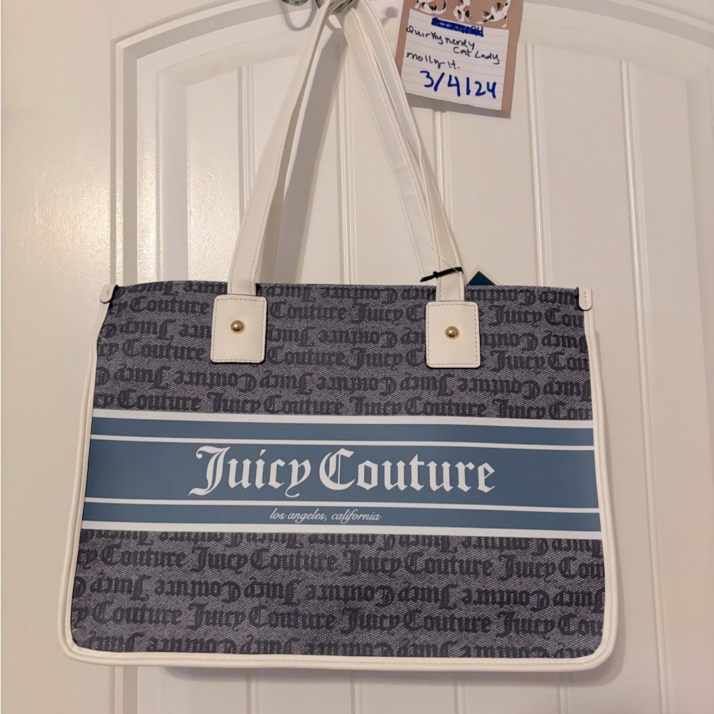 Denim Juicy Couture purse bag tote